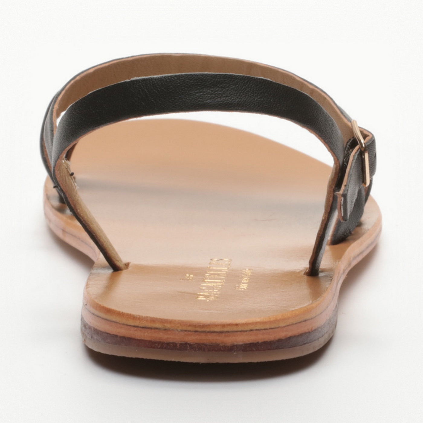 Les Bagatelles - Lydia Black Flat Sandals