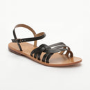 Les Bagatelles - Sandalias Planas Lydia Negro