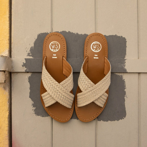 White Sun - Malvarrosa Mules - Ivory