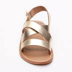 White Sun - Marney Sandals - Dark Gold Buff - Dark Gold