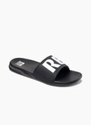 Reef - Sandales One Side - Slide Black White - Unisexe