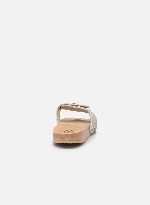 Sandalias Pescura Flat Leather - Blanco - Mujer