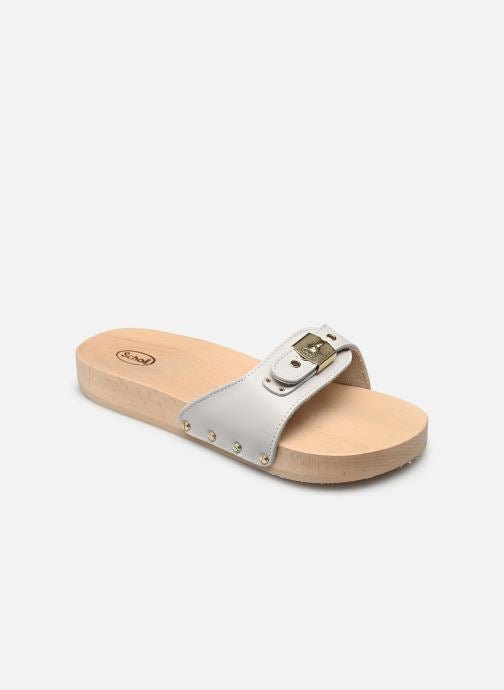 Sandalias Pescura Flat Leather - Blanco - Mujer