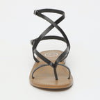 White Sun - Ceara Flat Sandals - Black - Women