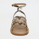White Sun - Sandalias planas Viky - Dorado - Mujer