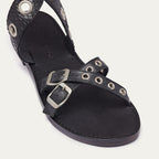Sandales Python Laurette Noir
