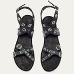 Sandales Python Laurette Noir