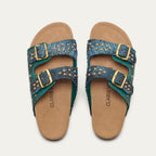 Sandales Python Odette Lagon
