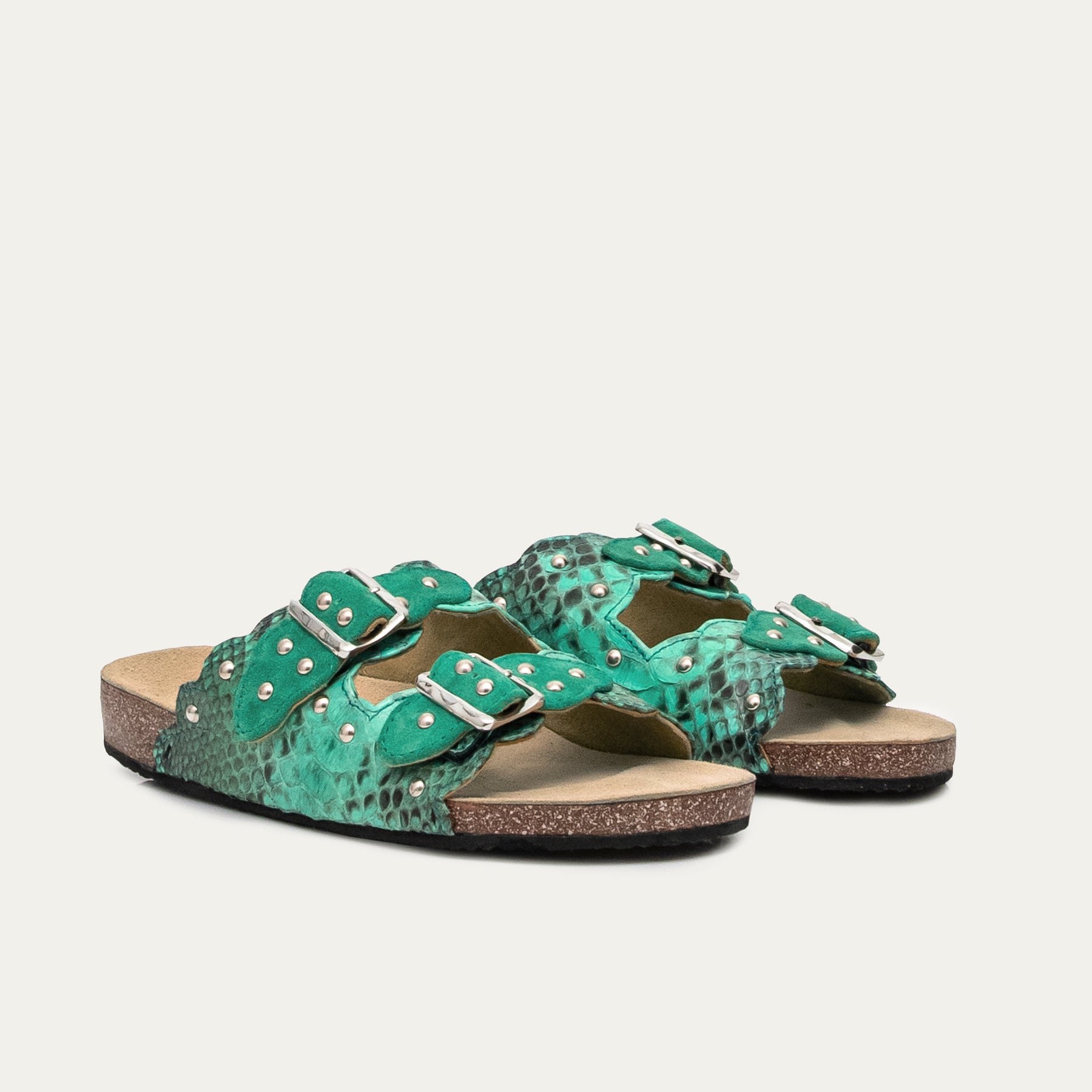Sandales Python Odette Tulum