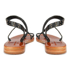 Shan Sandals - Croco - Black