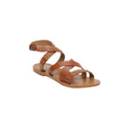 White Sun - Alcoy Sandals - Buff Brown / Gold Studs - Brown
