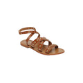 Sandali Amari - Buff Camel / Square Studs Gold - Cammello