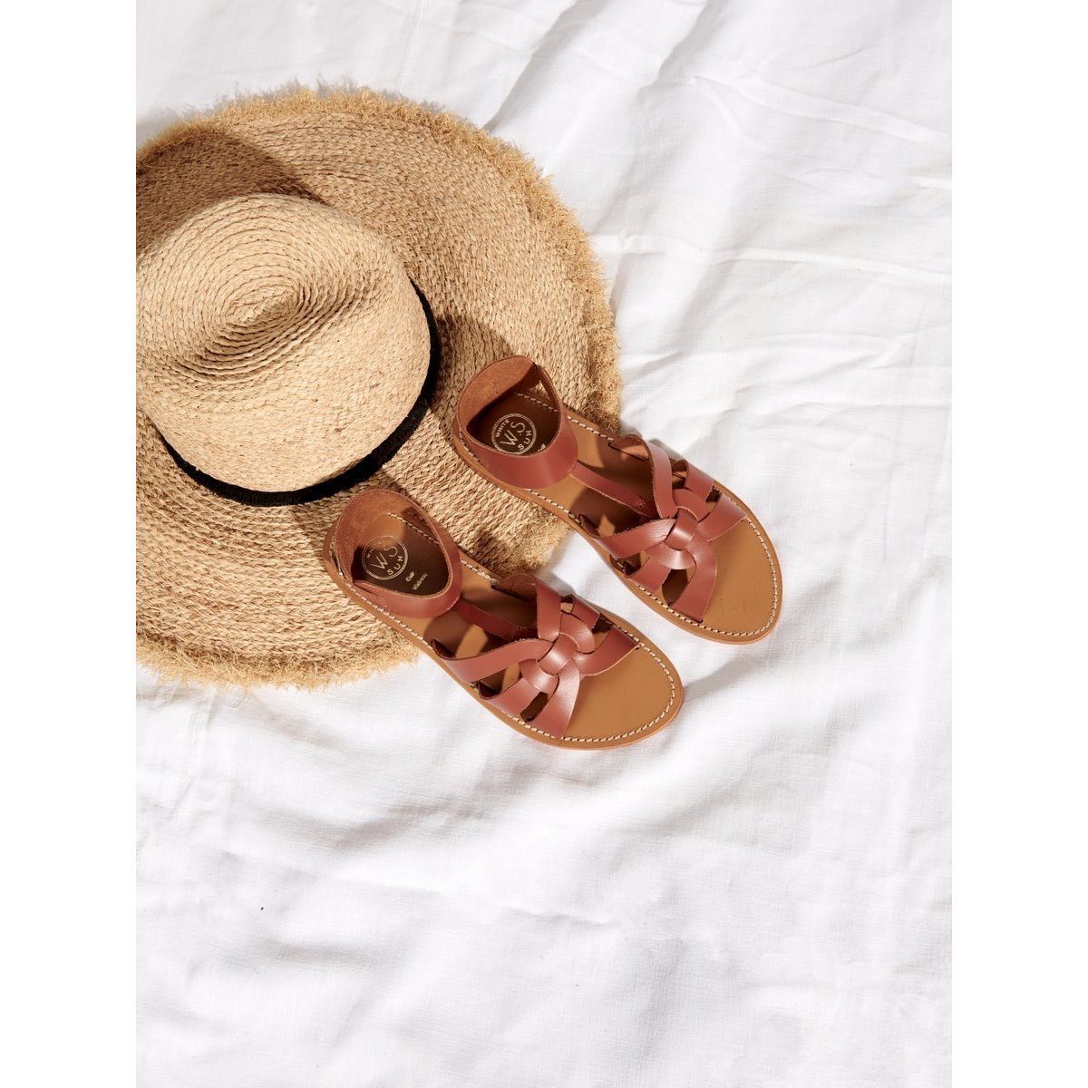 White Sun - Cesarine Trend Sandals - Camel - Women