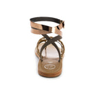White Sun - Colorata Sandals - Camel Buff - Camel+Bronze+Gold