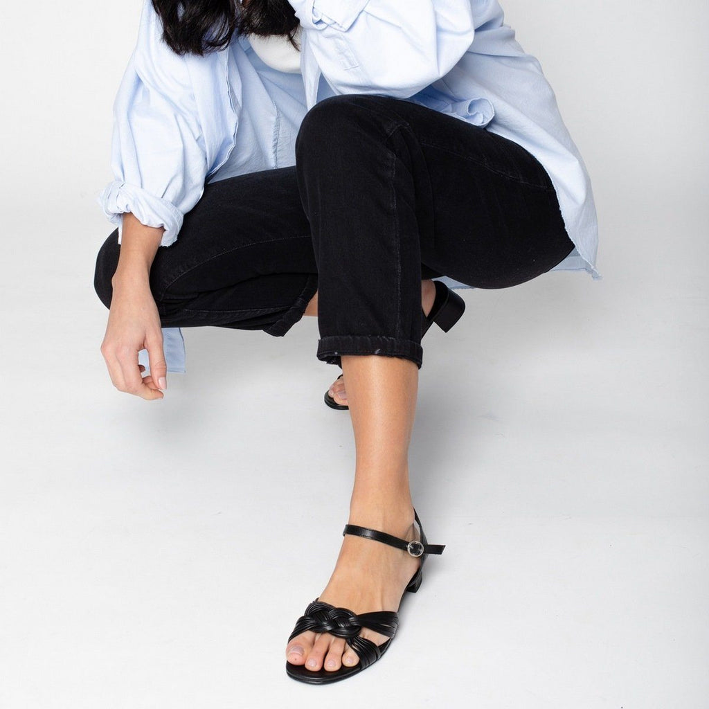 Les Bagatelles - Falcom Heeled Sandals - Black