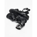 White Sun - Sandales Heia - Black Buff - Black