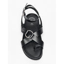 White Sun - Sandales Heia - Black Buff - Black
