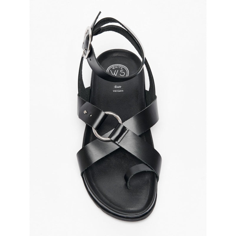 White Sun - Sandales Heia - Black Buff - Black