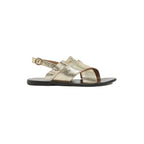 White Sun - Lilly Sandals - Crackle Foil Gold - Gold