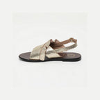White Sun - Lilly Sandals - Crackle Foil Gold - Gold