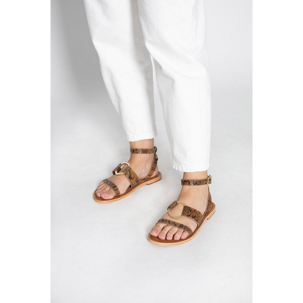 White Sun - Lubiana Trend Sandals - Serpent Tan - Women