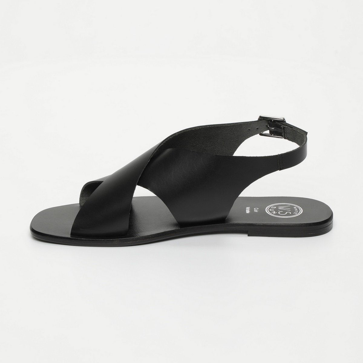 White Sun - Mawalter Sandals - Black Buff - Black