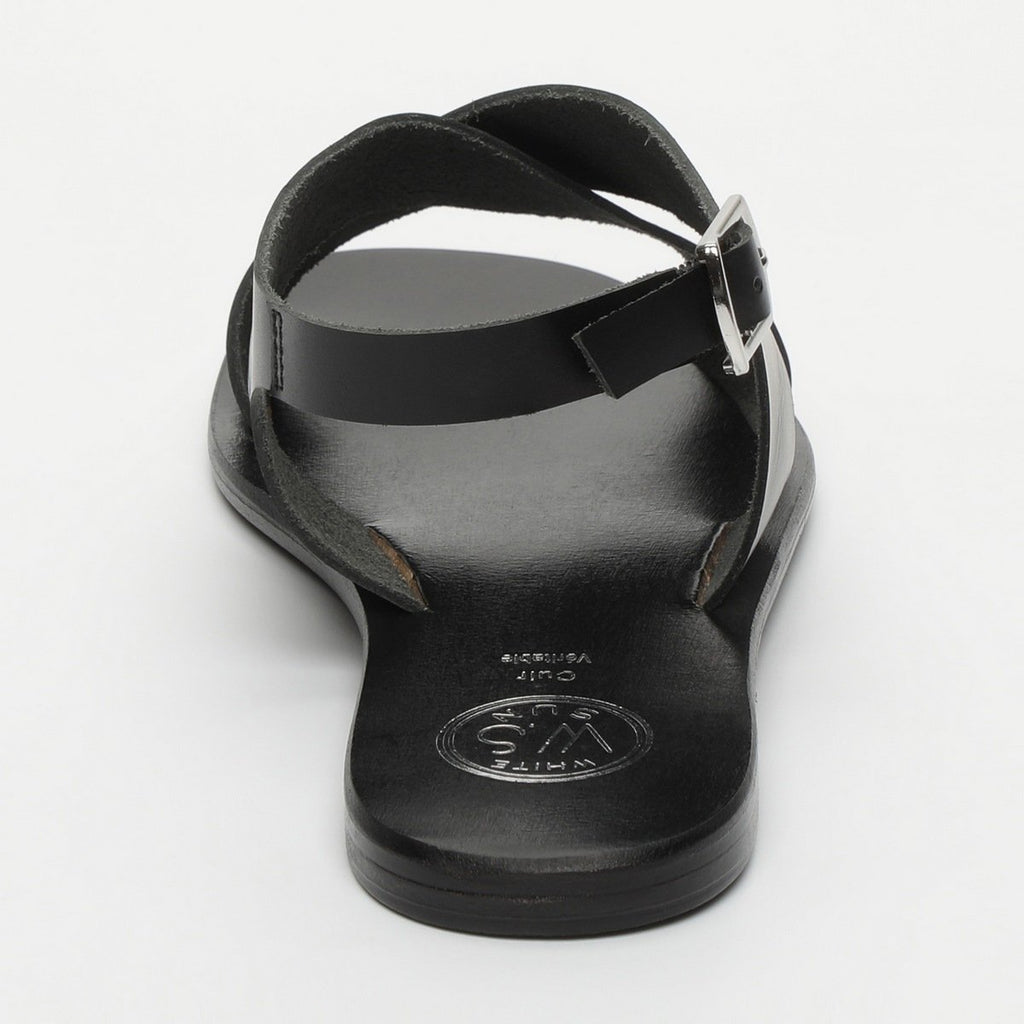 White Sun - Mawalter Sandals - Black Buff - Black