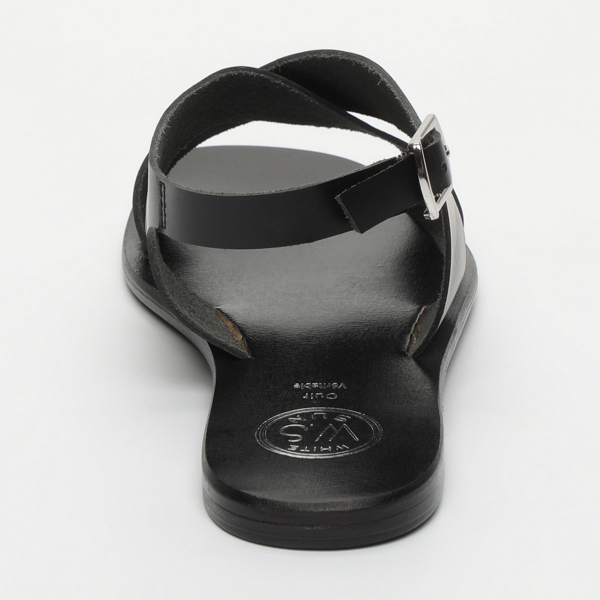 White Sun - Mawalter Sandals - Black Buff - Black