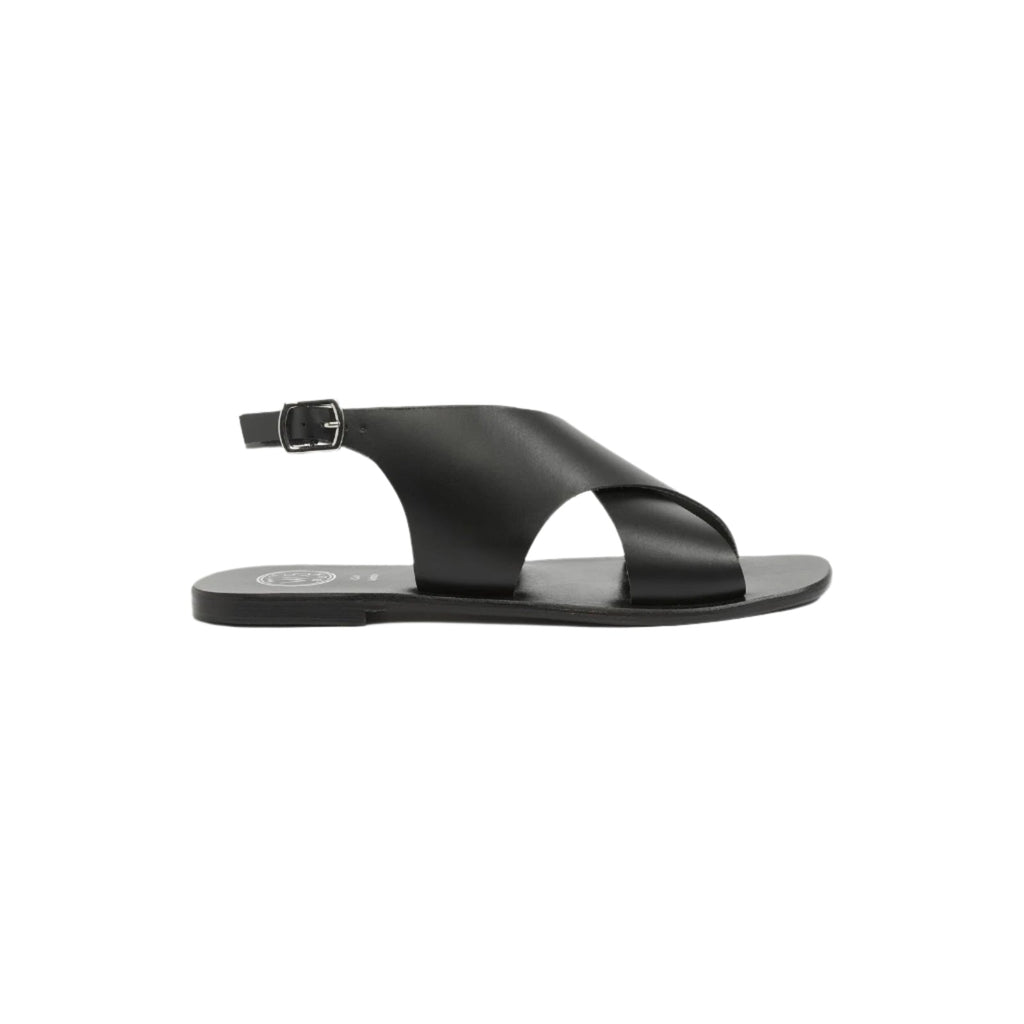White Sun - Mawalter Sandals - Black Buff - Black