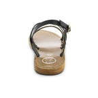Paraena Sandals - Buff Black / Buff Gold - Black+Gold