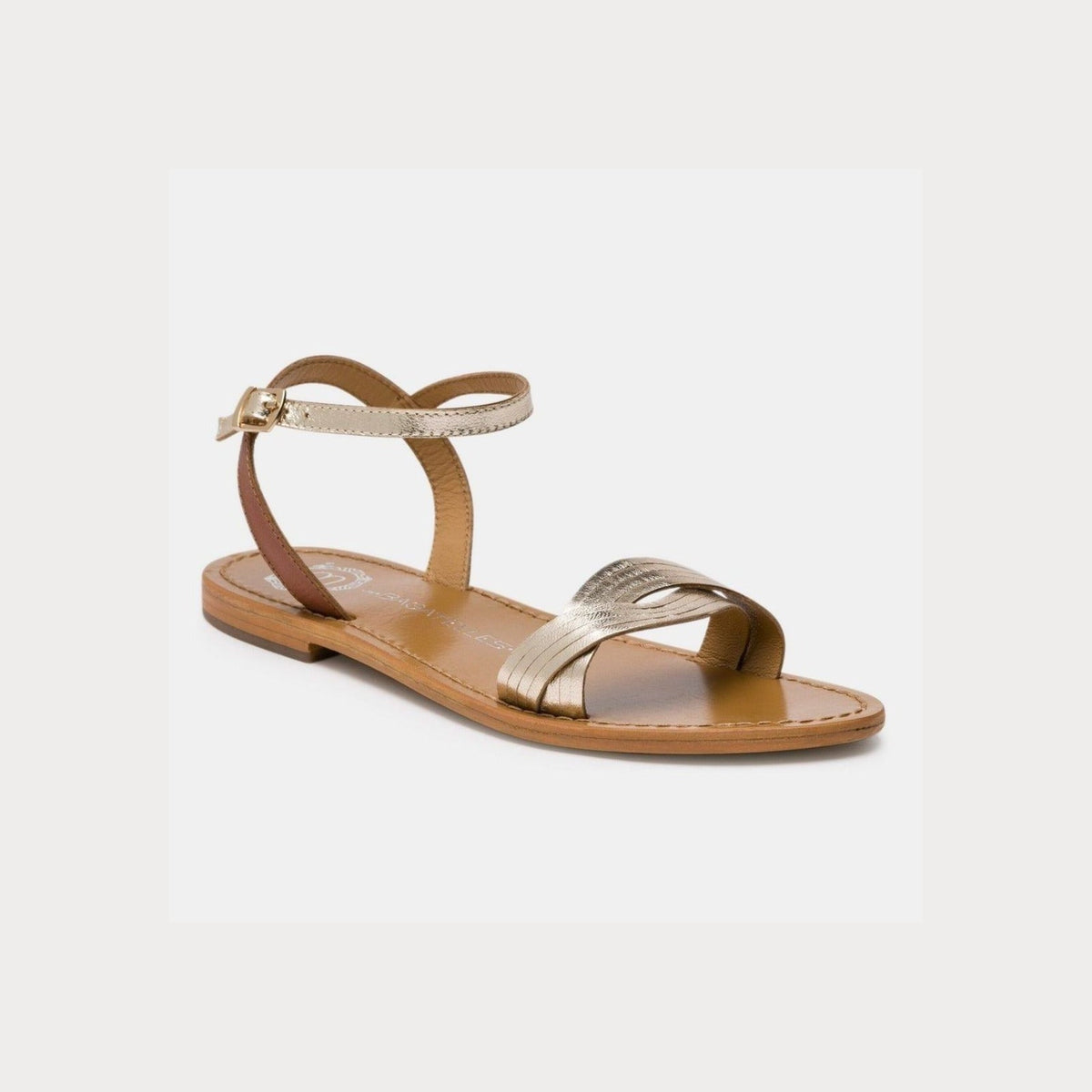 Les Bagatelles - Pelham Sandals - Gold and Camel