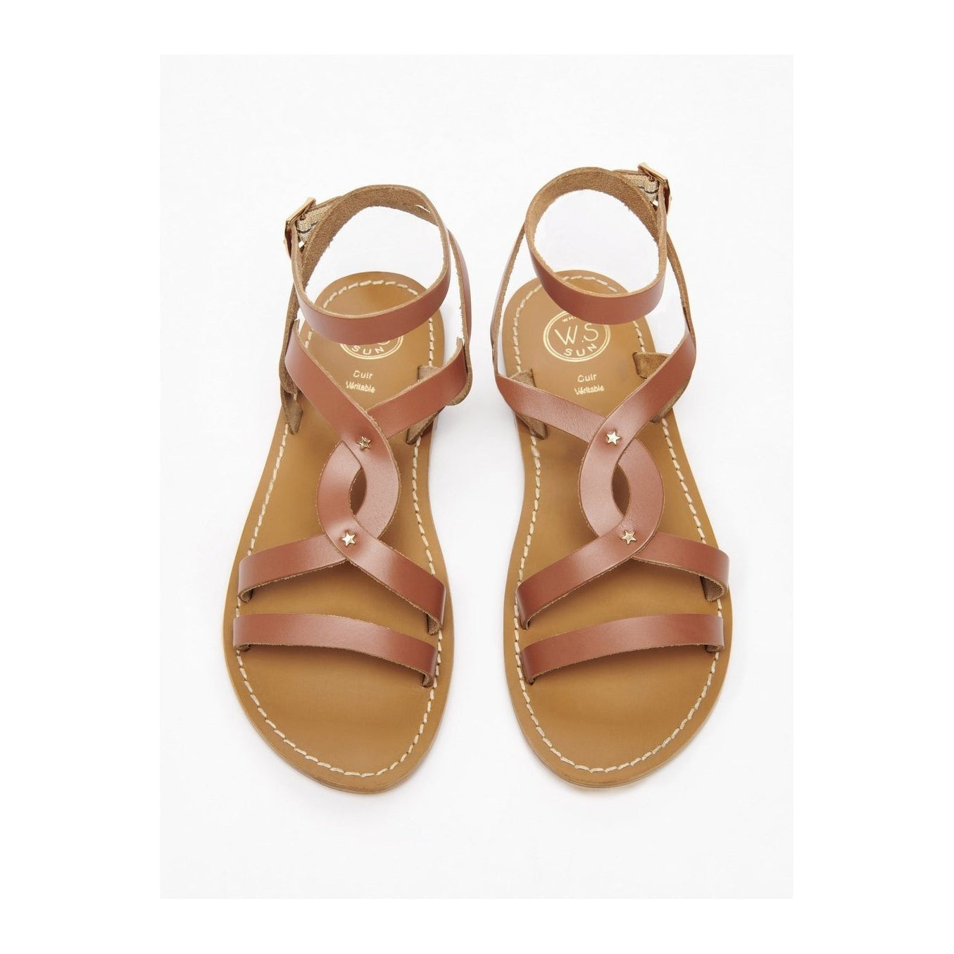 White Sun - Tiki Trendy Sandals - Camel - Women