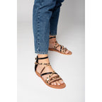 White Sun - Valizas Trend Sandals - Black, Bronze and Leopard - Women