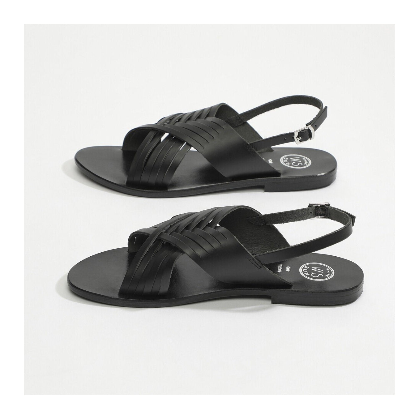 White Sun - Sandalias Wintera - Negro Buff - Negro