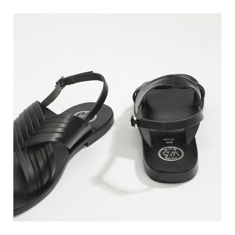 White Sun - Sandalias Wintera - Negro Buff - Negro