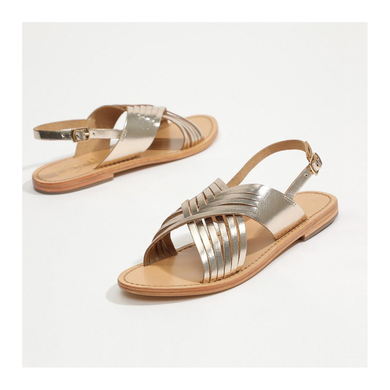 White Sun - Wintera Sandals - Gold Buff - Gold
