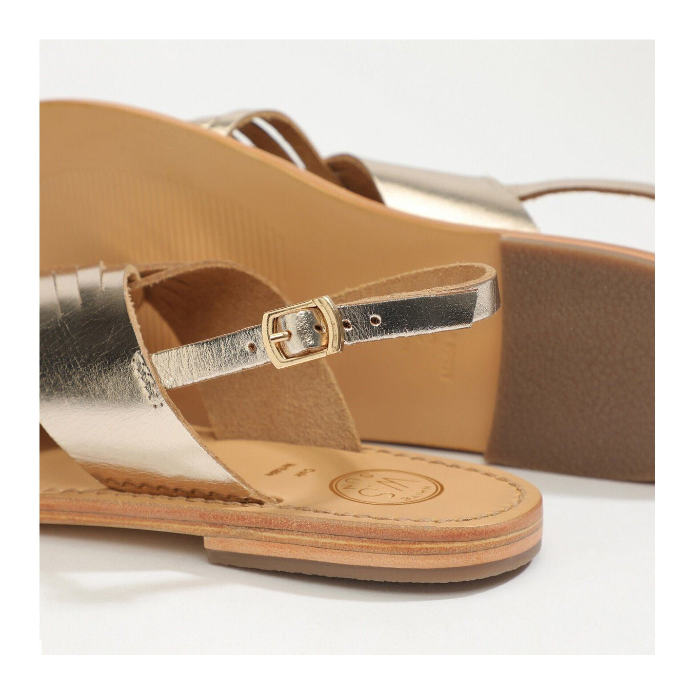 White Sun - Wintera Sandals - Gold Buff - Gold