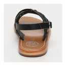 White Sun - Sandalias Baishakh - Cuero de cabra negro - Negro