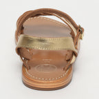 White Sun - BarshaDark Gold Sandals