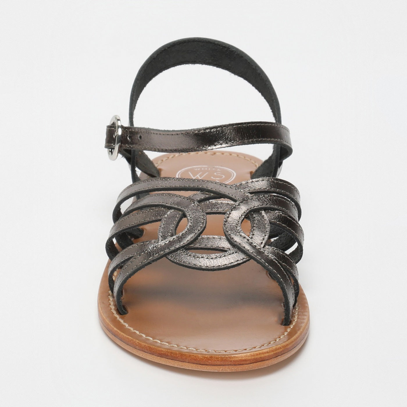 White Sun - Sandals Barsha - Pewter Buff - Pewter