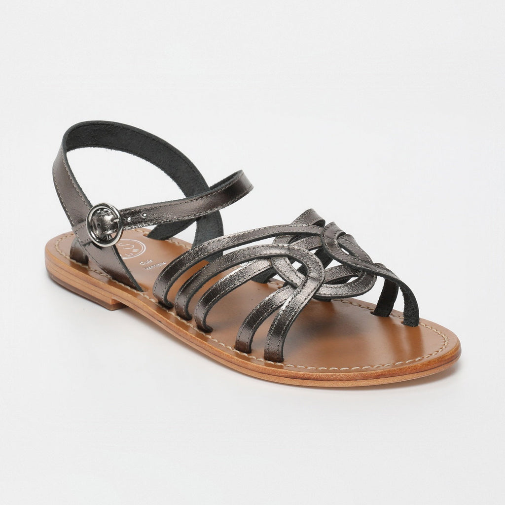 White Sun - Sandals Barsha - Pewter Buff - Pewter