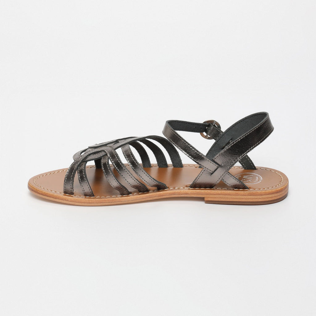 White Sun - Sandals Barsha - Pewter Buff - Pewter