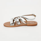 Ankle Strap Sandals Tyxena - Silver
