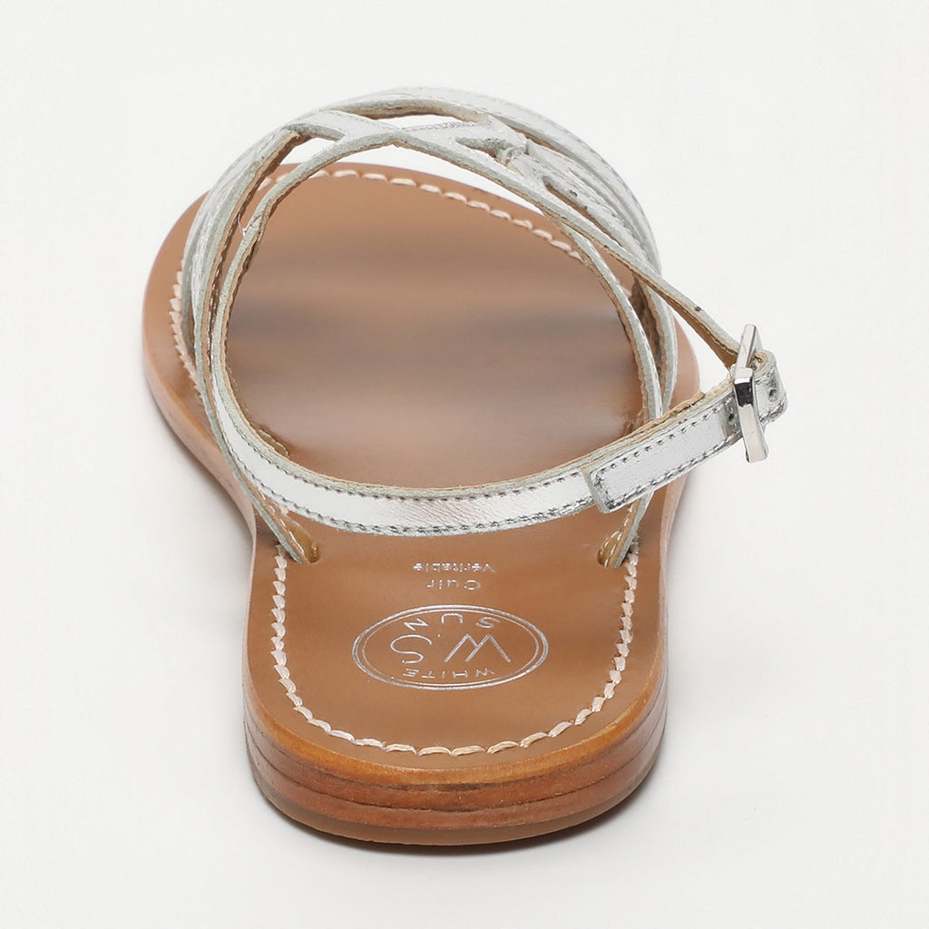 Ankle Strap Sandals Tyxena - Silver