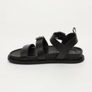 Sol Blanco - Sandalias Tamia - Negro Buff - Negro