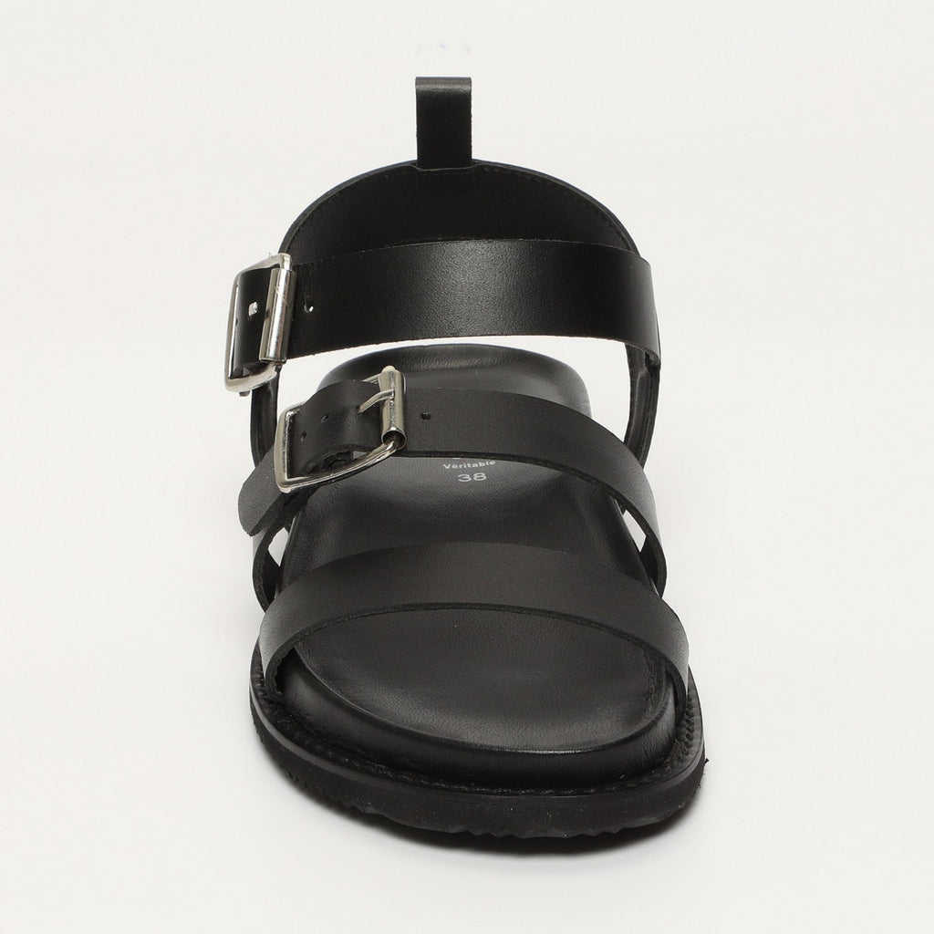 White Sun - Tamia Sandals - Black Buff - Black