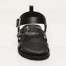 Sol Blanco - Sandalias Tamia - Negro Buff - Negro