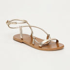 White Sun - Sandalias Taylee - Platinium Metallic Nappa - Platinium