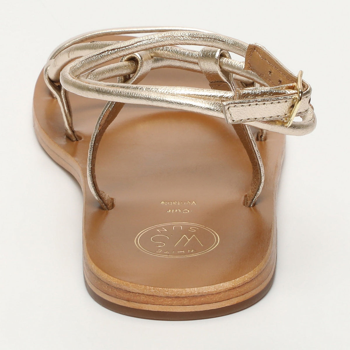 White Sun - Sandalias Taylee - Platinium Metallic Nappa - Platinium