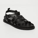 Sol Blanco - Sandalias Tyler - Negro Buff - Negro